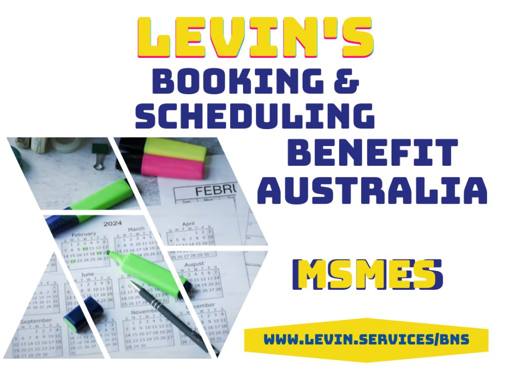 Levin Online Booking &Amp; Scheduling Solution Is Here To Help Micro, Small And Medium Enterprises Of Australia